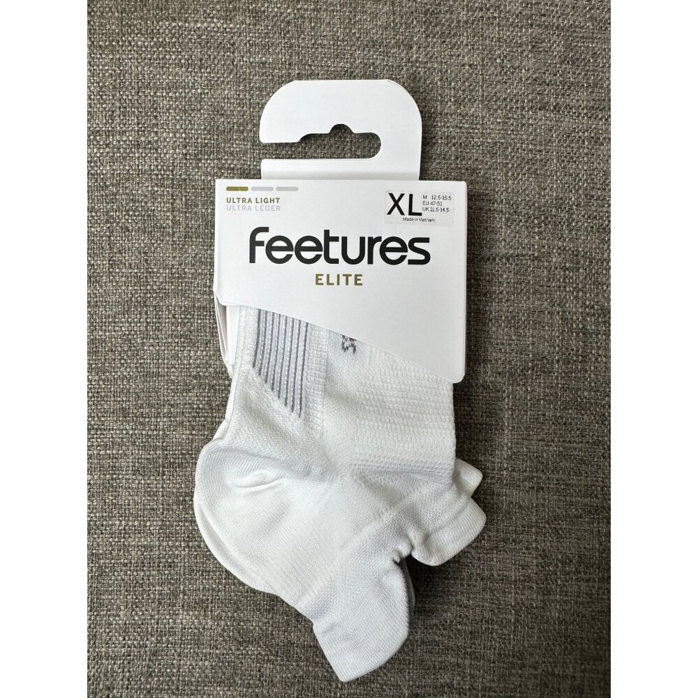 Feetures Elite Ultra Light No Show Tab Socks Mens XL